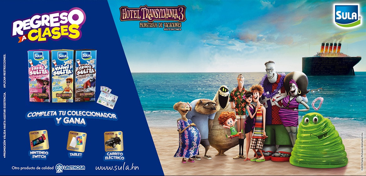 Promoción Hotel Transylvania 3